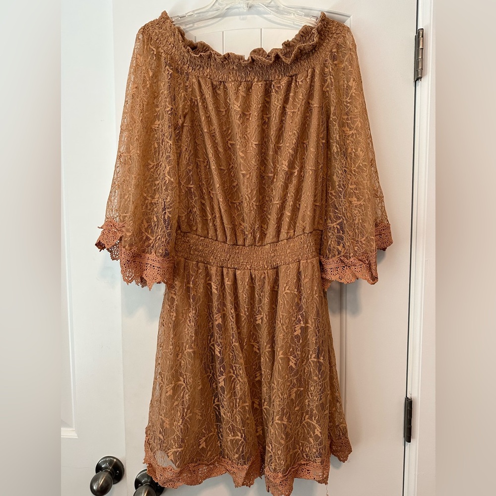 NWOT Off Shoulder Lace Dress